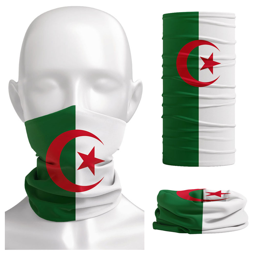 Algeria Flag Printed Bandana H - Cycling Gears incelemesi ve fiyatı